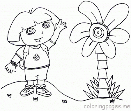 halloween dora Colouring Pages (page 2)