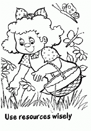 Daisy Scout Coloring Pages