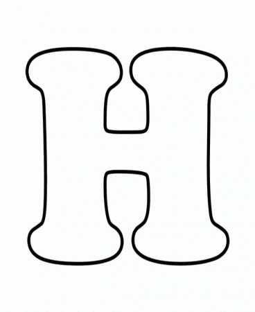 Download The Letter H Is Coloring Pages Or Print The Letter H Is 