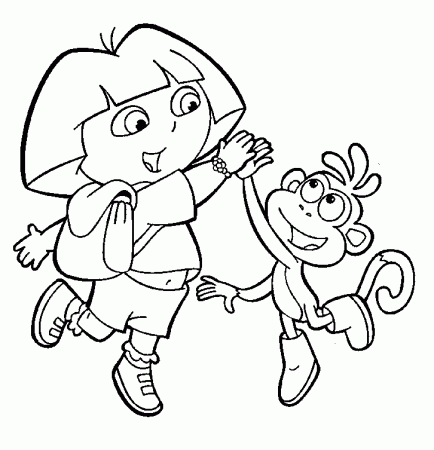 Dora The Explorer Coloring Pages | Free Coloring Online