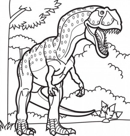 Dinosaur Coloring Pages To Color Online | 99coloring.com