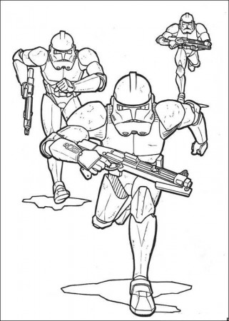Clone Wars Coloring Pages