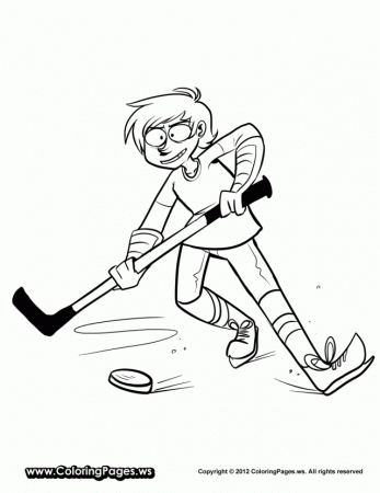 Hockey Player Coloring Pages Sweet Coloring Pages For Kids 224062 