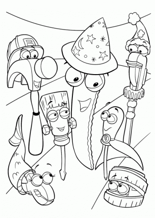 Handy Manny Tools Coloring Pages For Kids Printable Free 261781 