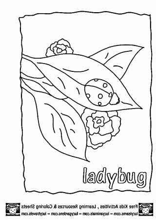 Detailed Ladybug Coloring Page,Lucy Learns Detailed Coloring Pages 