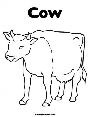 heifer Colouring Pages
