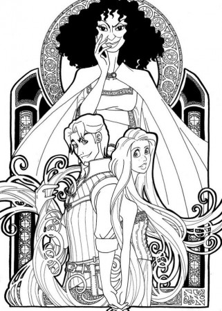 DeviantART More Like Jasmine By In 108439 Art Nouveau Coloring Pages