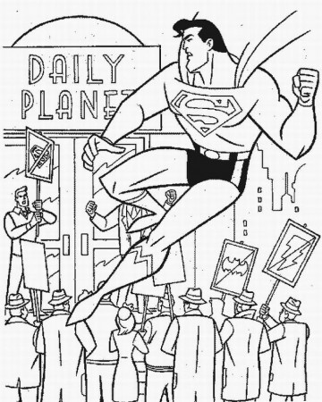 Superman Coloring Pages 371 | HelloColoring.com | Coloring Pages