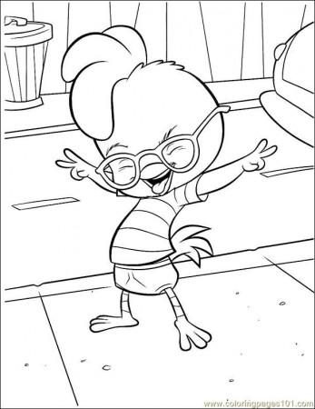 Coloring Pages 001 Chicken Little 48 (Cartoons > Chicken Little 