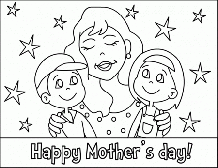 mothers day coloring pages for kids | Coloring Picture HD For Kids 