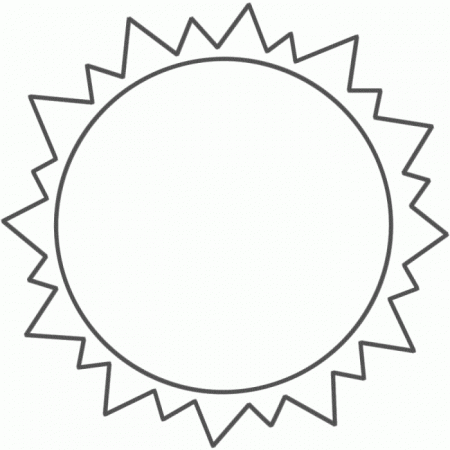Coloring Page Of Sun | 99coloring.com