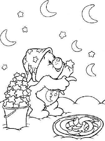 Free Care Bear Coloring Pages