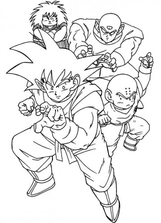 Dragonball Z Coloring Pages for Kids- Free Coloring Pages to print