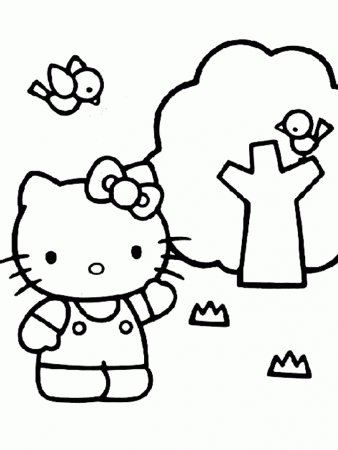 Раскраски Hello Kitty | Мастер классы | рукоделие, декор 