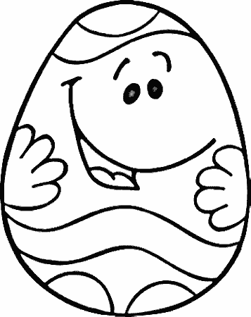 easter eggs coloring pages for kids