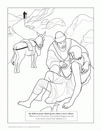 LDS Coloring Pages | Jesus Coloring Pages