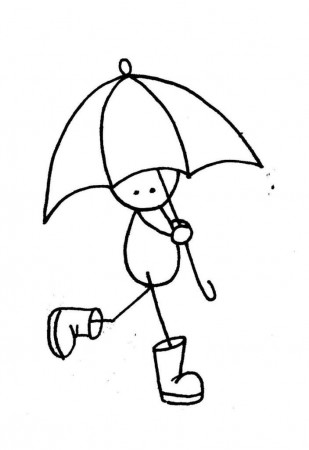 Umbrella Coloring Pages Printable Ace Images 165792 Hop On Pop 