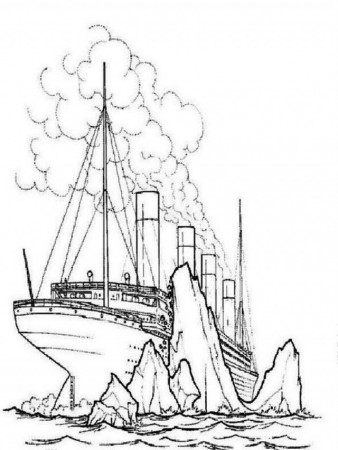 Viking Ship Coloring Page 159145 Titanic Coloring Pages For Kids