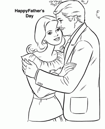 Father's Day Coloring Pages - Daddy's Little Girl Fathers Day 