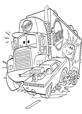 Free Coloring Pages Of Cars Disney