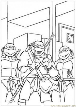Coloring Ninja Turtle Printables - Kids Colouring Pages