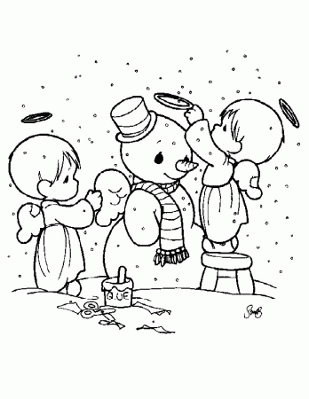 Snowman Coloring Pages 11 | Free Printable Coloring Pages 