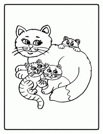Cat Coloring Pages 48 260985 High Definition Wallpapers| wallalay.