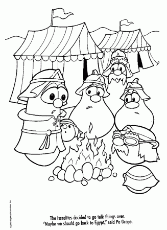 Veggie Tales Coloring Pages Free 396 | Free Printable Coloring Pages