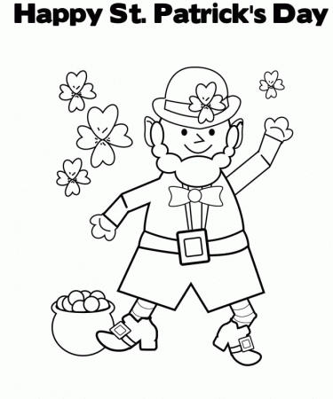 St. Patrick's Day Coloring Pages Free - St. Patrick's Day Coloring 