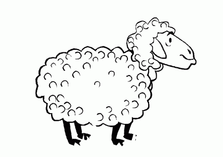Sheep Coloring 1