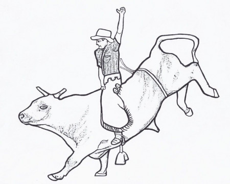 Bull Riding Coloring Pages 40 Bull Coloring Pages Theanimals 