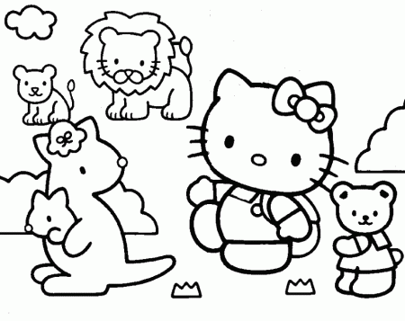 Hello Kitty Coloring Pages (23 of 43)