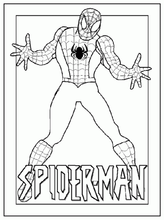 Coloring Page - Spiderman coloring pages 3