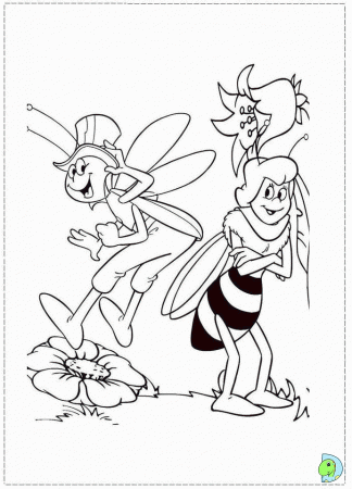 Maya The Bee Coloring page