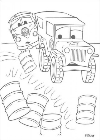 Free Coloring Sheets Of Cars 2