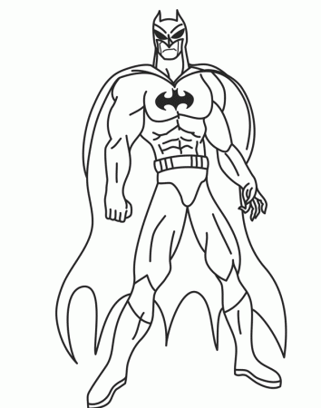 Batman Has A Strong Energy Coloring Pages - Batman Coloring Pages 