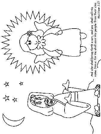 Lds Manger Coloring Page