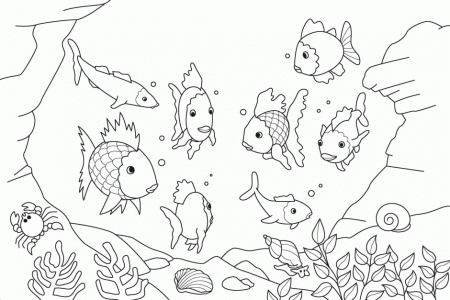 Aquarium Free Coloring Pages Drawing And Coloring For Kids 207196 