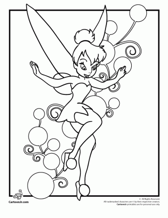 Tinkerbell Coloring Pages To Print #2104 | Pics to Color