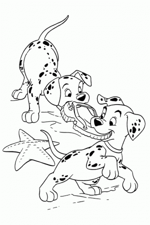 dalmatians Colouring Pages (page 2)