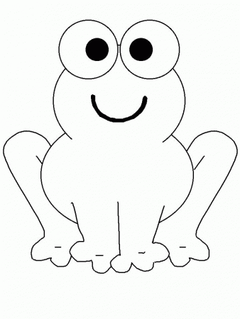 Big Rounded Eyes Frog Coloring Page: big-rounded-eyes-frog 