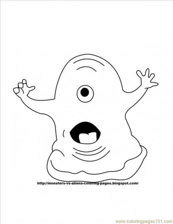 Coloring Pages Monsters Vs Aliens (7) (Cartoons > Monsters Inc 