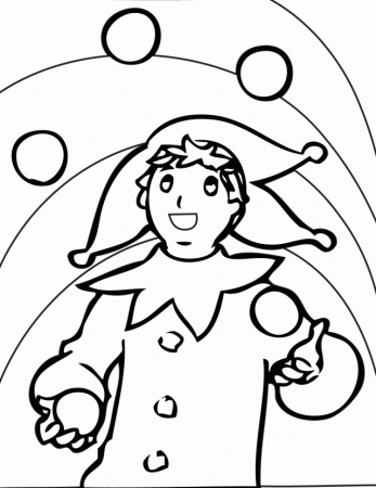 Juggling Coloring Page Handipoints 167911 Circus Coloring Pages