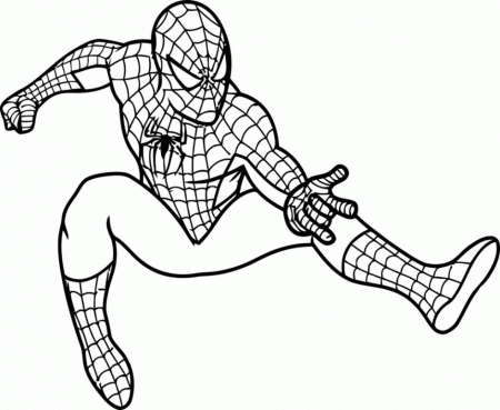 Spiderman Coloring Pages Online Free Coloring Pages For Kids 