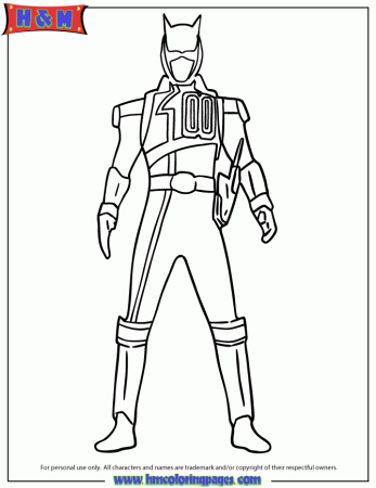 Red Power Ranger Coloring Page | Free Printable Coloring Pages