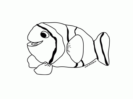 Clown Fish Coloring Page Coloring Pages Amp Pictures IMAGIXS 