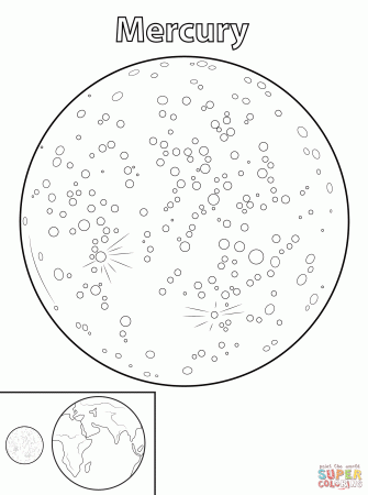Mercury Planet coloring page | Free Printable Coloring Pages
