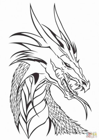 Best Picture of Printable Dragon Coloring Pages - albanysinsanity.com