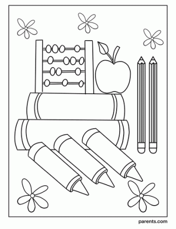 10 Printable Back-to-School Coloring Pages for Kids