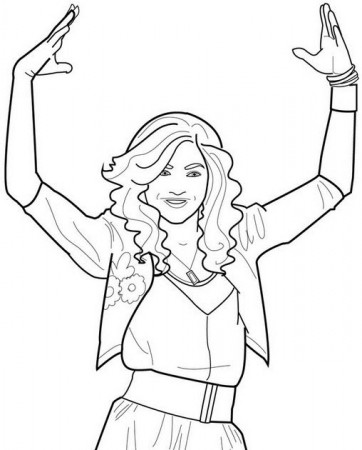 K.C. Undercover coloring pages